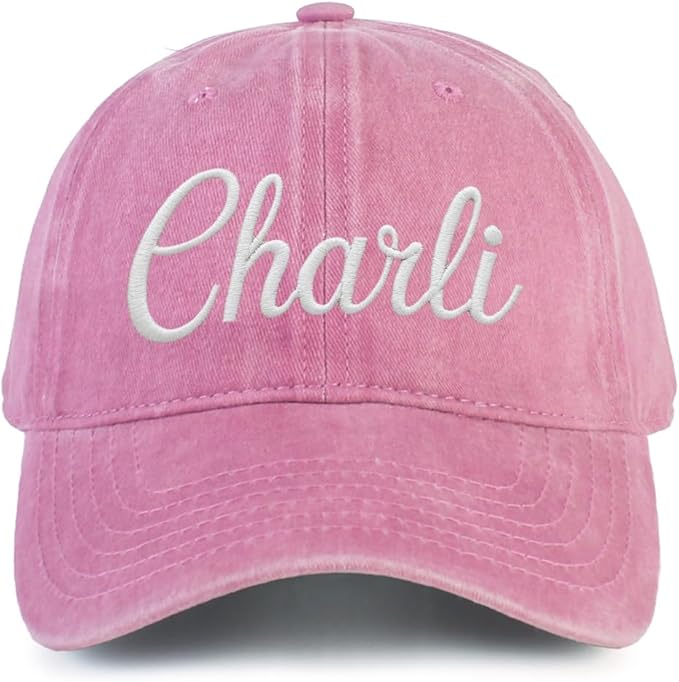 Custom Name Toddler Baseball Cap, Personalized Boys Girls Cotton Embroidered Hat by Unknown