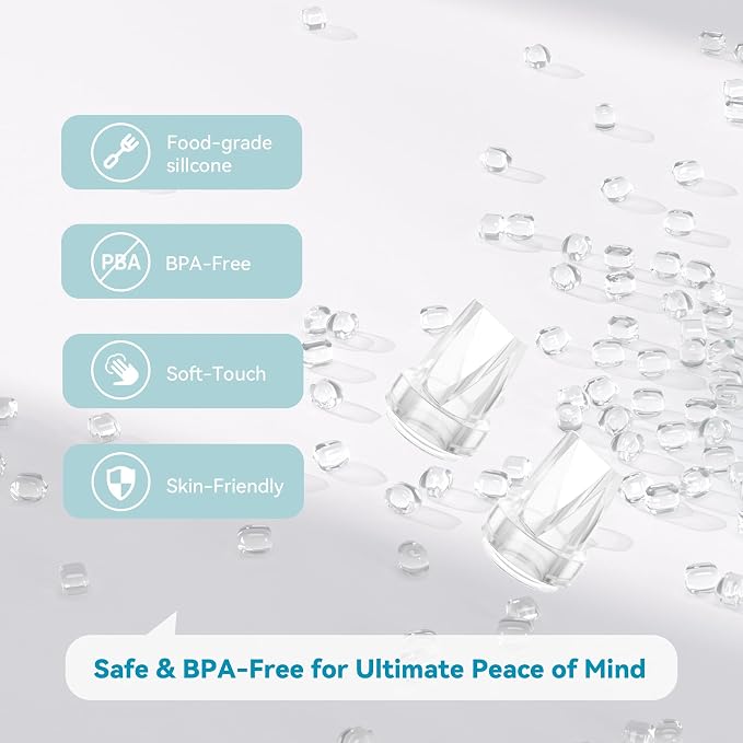 Breast Pump Parts for Lansinoh Discreet Duo/Nuliie/Motif Aura Glow S32 Pump - Image 3