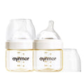 PPSU Natural Baby Bottle for Newborn Breastfeeding Babies, Breast-Like by Aynmer