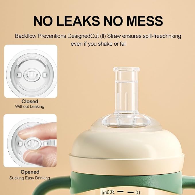 Baby Sippy Cup 240ml/8oz, Toddler Water Drinking Bottle - Image 4
