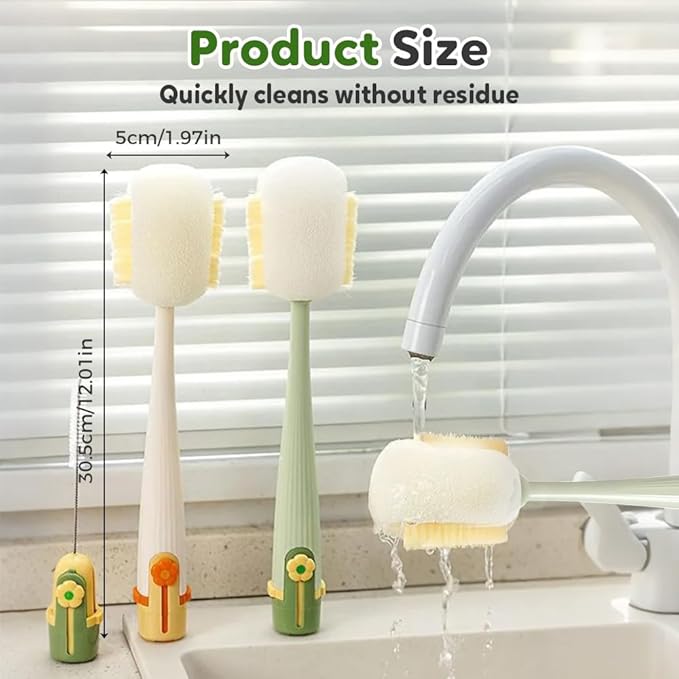 5 in 1 Bottle Cleaning Brush, Straw Cleaner Brushs - Image 2