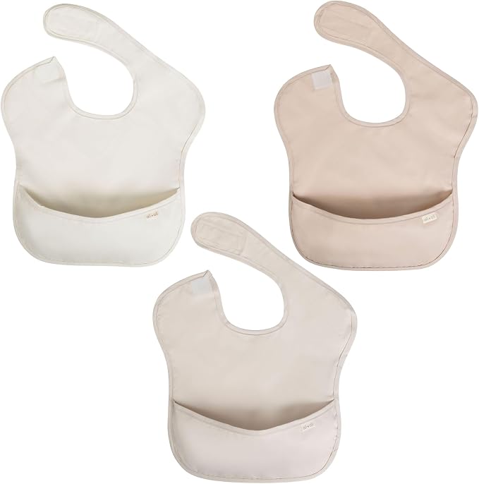 Ali+Oli Smock Bibs for Babies, BPA-Free Oeko-Tex Certified, Waterproof Baby by AliOli