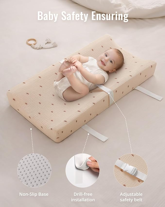 Blissful Diary Muslin Baby Changing Pad - Image 6