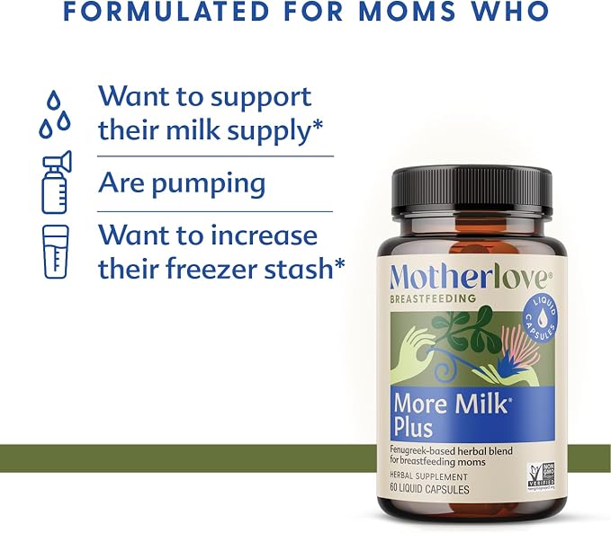 Motherlove More Milk Plus Fenugreek-Based Lactation Supplement to Support - Image 2