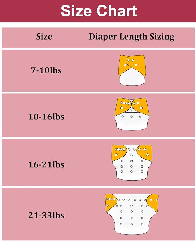 babygoal Cloth Diaper Covers 6 Pack - Image 6
