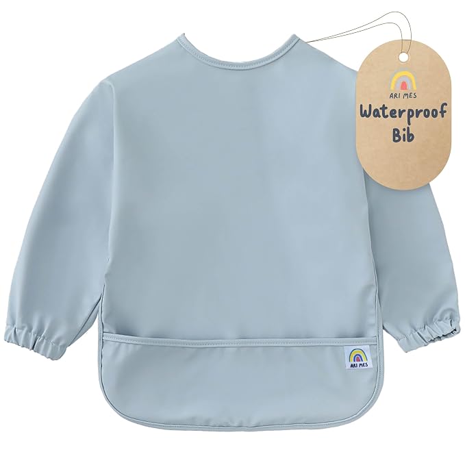 ARI MES Long Sleeves Waterproof Baby Bibs by ARIMES