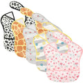 TSD Baby Bibs Waterproof Feeding Bibs 5pack Adjustable Mealtime Poctet Bib by Unknown
