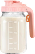 Breast Milk Pitcher, 32 OZ Mason Jar Pitcher by Mihlapi
