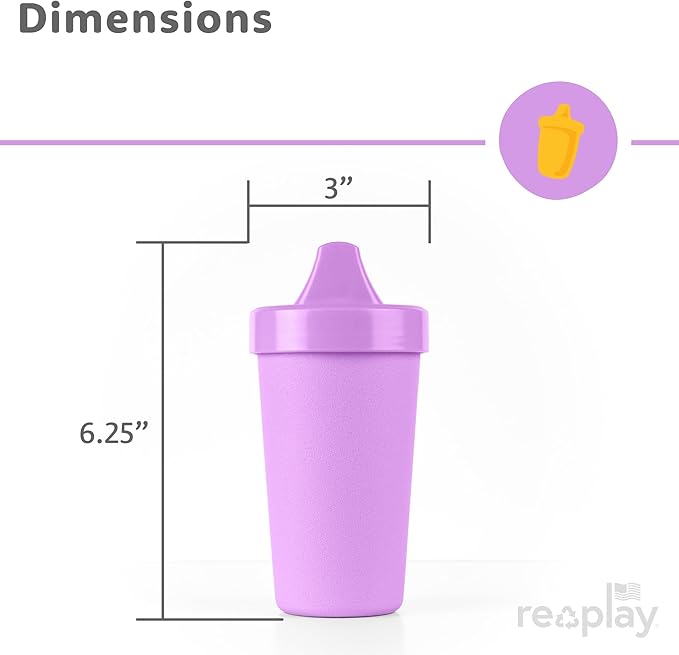 Re-Play Sippy Cups for Toddlers - 10 Oz. Reusable Spill Proof Cups for Kids - Image 9