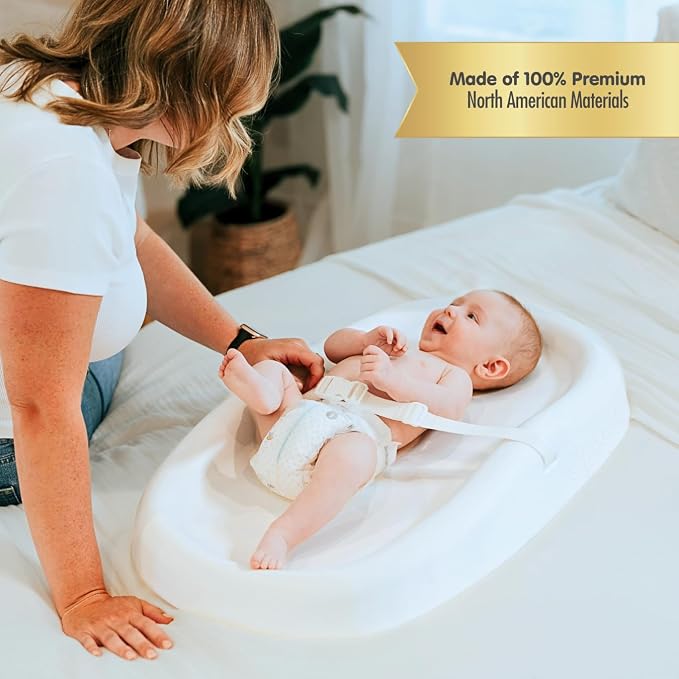 Upseat Baby Changing Pad, Non-Slip Grippy Design, Premium Cushioned Foam - Image 3