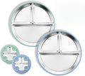 8” Stainless Steel Toddler Plate by Bakpoco