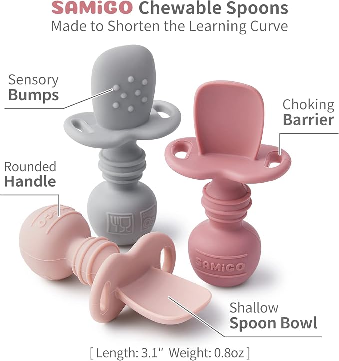 SAMiGO Silicone Baby Utensils - Image 5