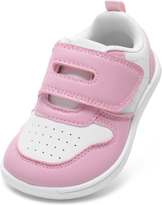 Toddler Wide Toe Box Barefoot Shoes Boys Girls Sneakers Zero Drop Kid Tennis by STQKIDS