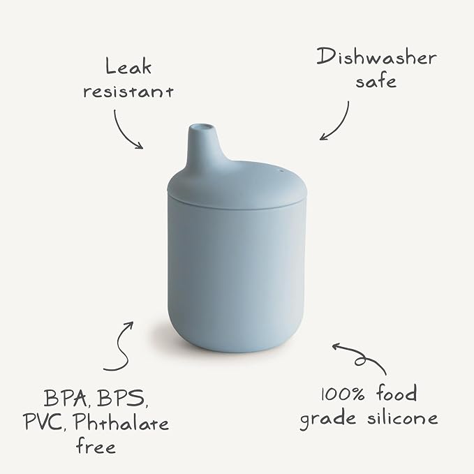mushie 100% Silicone Baby Sippy Cup | 6 Months+ - Image 8