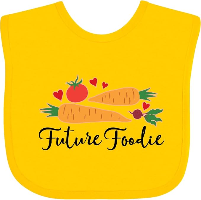 inktastic Future Foodie Cute Vegetable Baby Bib by Inktastic