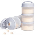 Termichy Stackable Formula Dispenser Portable Milk Powder Container, 2 Pack by Termichy