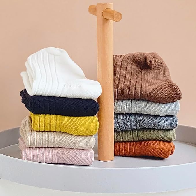 Toddler Socks Unisex Baby Baby Crew Cotton Cuff Socks - Image 8