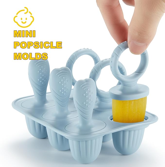 Toddler Popsicles Molds 1 Pack 6 Handle, BPA Free Silicone Baby Popsicles Molds - Image 2
