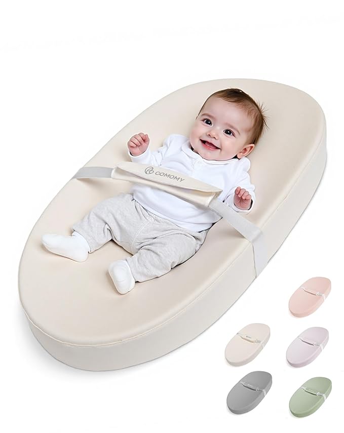 COMOMY Baby Changing Pad with Wipeable & Waterproof PU Cover, Contoured Diaper by COMOMY