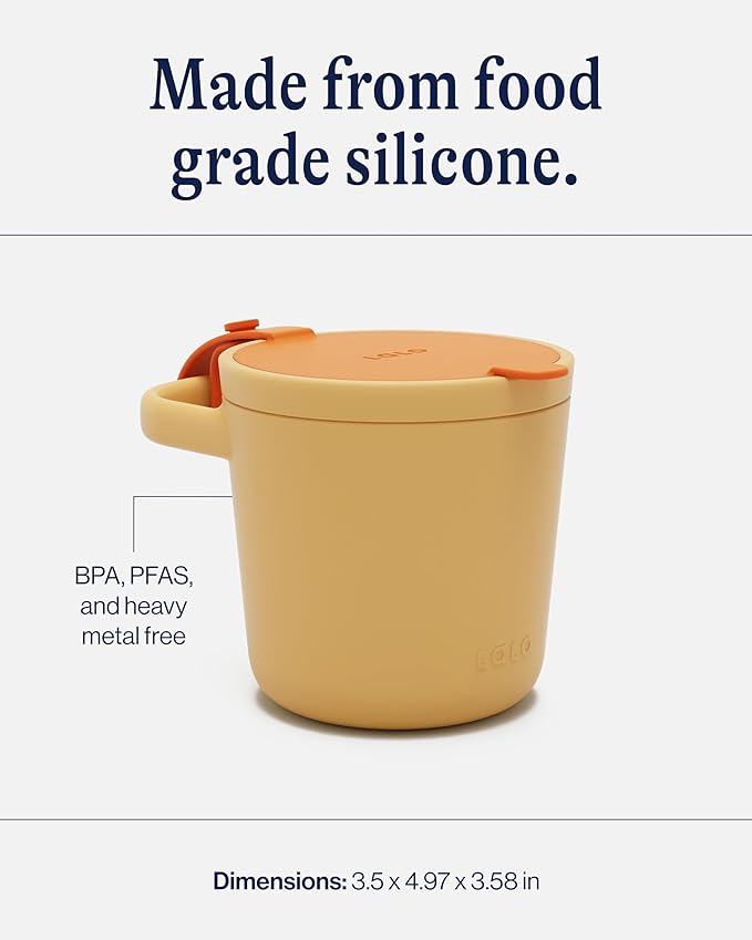 Lalo Snack Cup - Mess-Free Silicone Snack Cups - Image 4