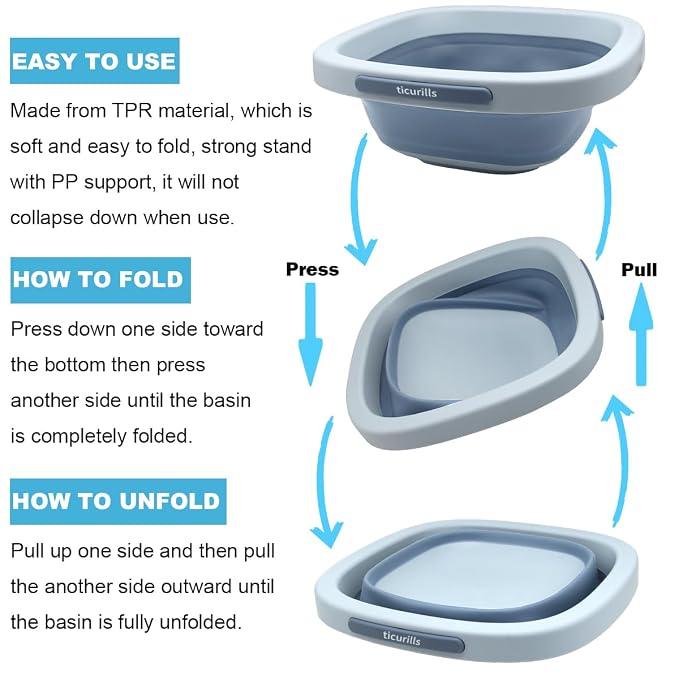 Collapsible Baby Bottles Wash Basin, Ideal Gifts - Image 3