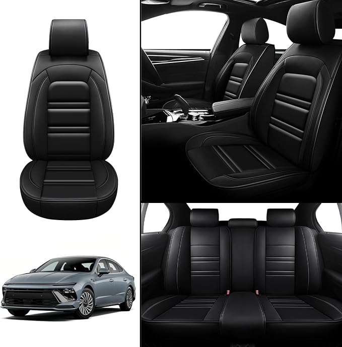 Seat Covers for Hyundai Car Sonata 2002-2025 | 5-Seats Leather Seat Covers - Image 2