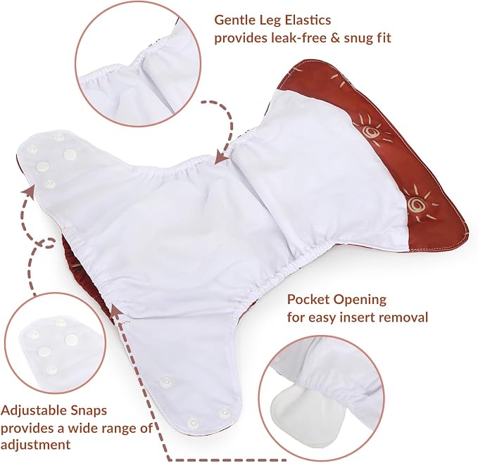 Baby Cloth Diapers Set - Image 4