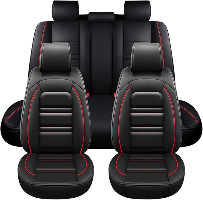Seat Covers for Hyundai Car Tucson 2005-2025 | 5-Seats Leather Seat Covers by PACKMACH