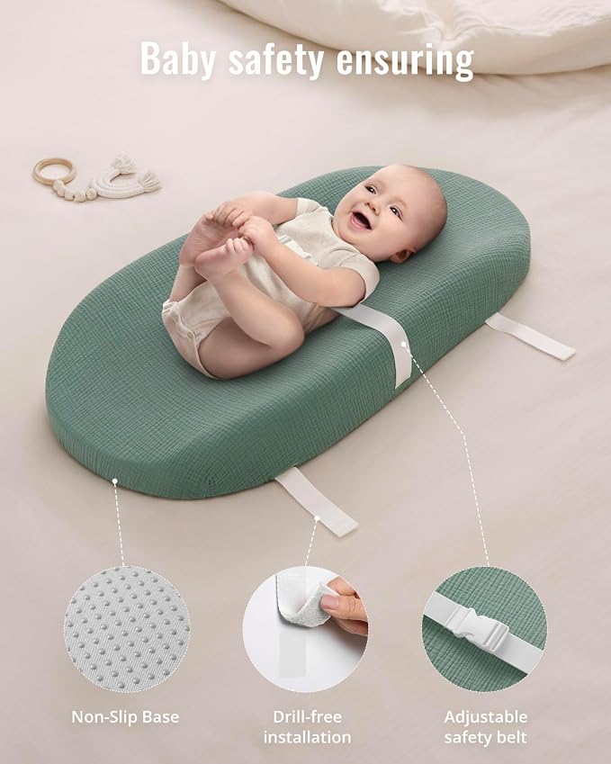 Blissful Diary Muslin Baby Changing Pad - Image 7