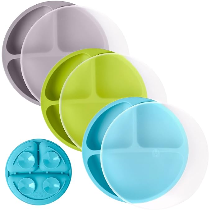 WeeSprout Suction Plates with Lids by WeeSprout