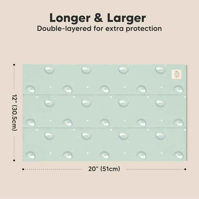 Organic Burp Cloths Baby Boy, Girl - Image 3