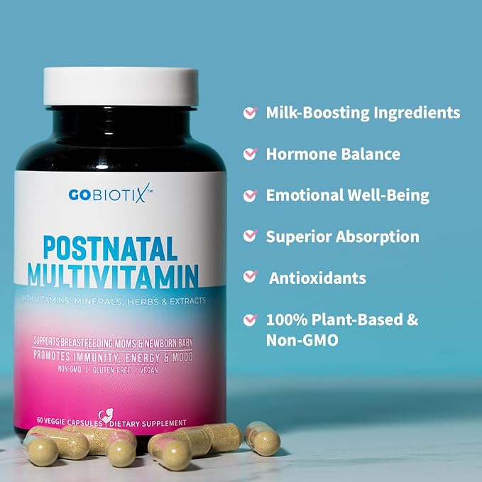 GOBIOTIX Postpartum Vitamins for Breastfeeding Moms - Image 4