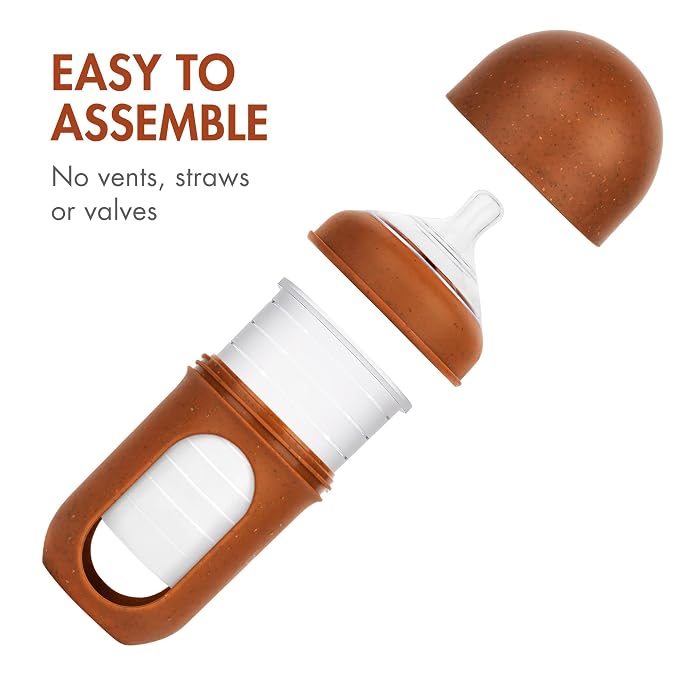 Boon Nursh Reusable Silicone Pouch Baby Bottles - Image 3