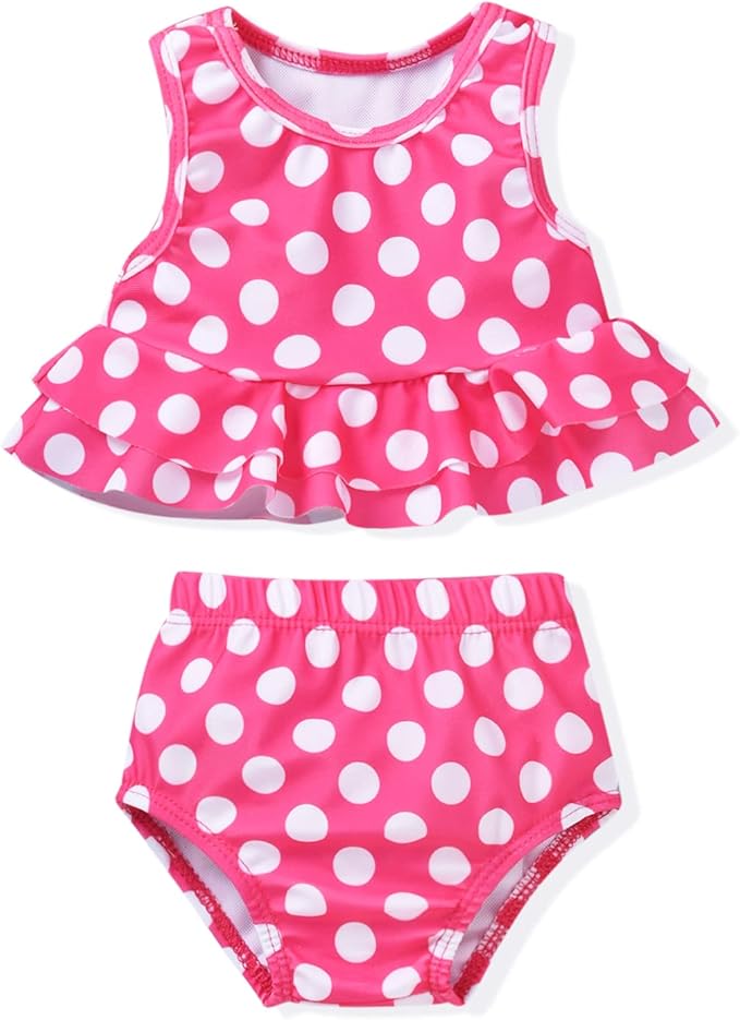 Aalizzwell Toddler Baby Girl Bathing Suit Two Piece Swimsuit Bikini Beach Wear by Aalizzwell