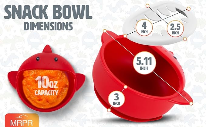 MRPR Chompers Silicone Shark Bowl - Image 9