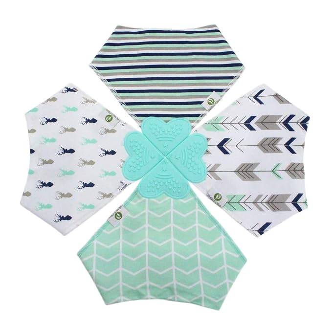 Pickle & Olive Baby Bandana Teething Bibs - Image 2