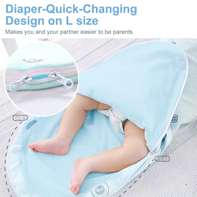 Premium Soft Cotton Baby Swaddle Blankets, Unisex Baby Blanket Wrap - Image 5