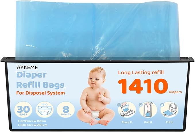 Diaper Pail Refills Bags Compatible by Unknown