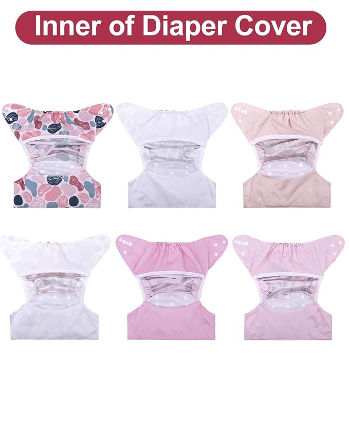 babygoal Cloth Diaper Covers 6 Pack - Image 7