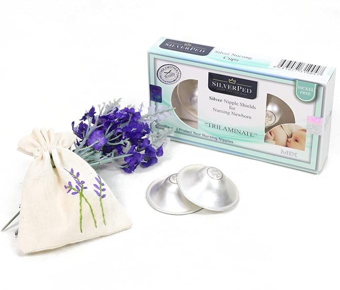 999 Silver Nursing Cups, Soothe and Protect Sore Nipples, 2 Pieces - Image 4