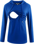 GINKANA Women's Nursing Hoodie Sweatshirt Long Sleeves Breastfeeding Maternity by GINKANA