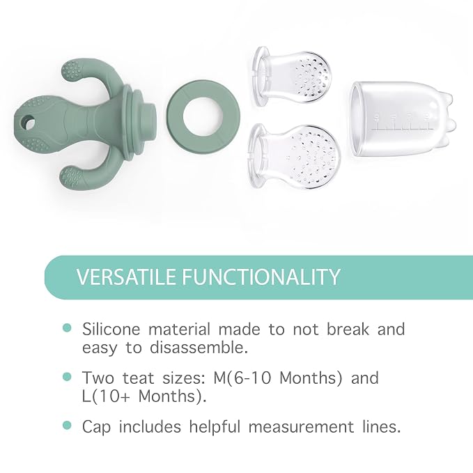 Little Twig Baby Fruit Feeder Pacifier Teether | Baby Food Freezer Tray - Image 5