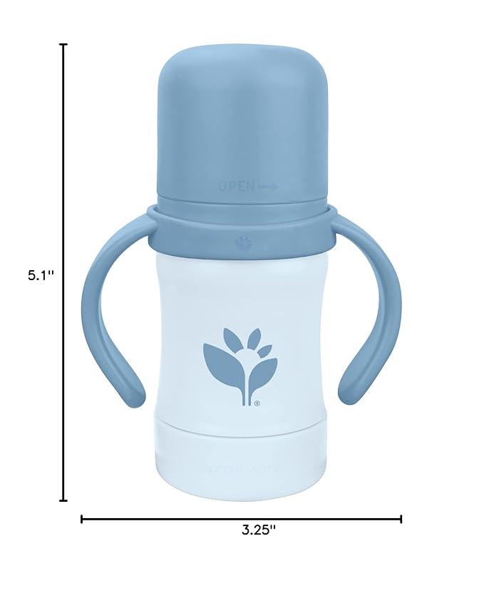 Green Sprouts® Sprout Ware® Sip & Straw 6oz., Plant-plastic, Platinum-cured - Image 5