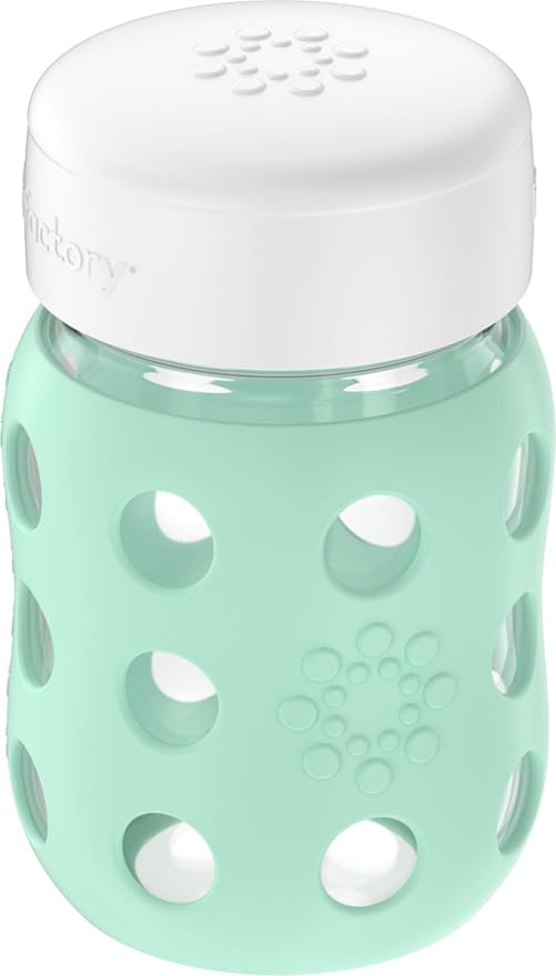 Lifefactory 8-Ounce Wide Neck Glass Baby Bottle - Image 2