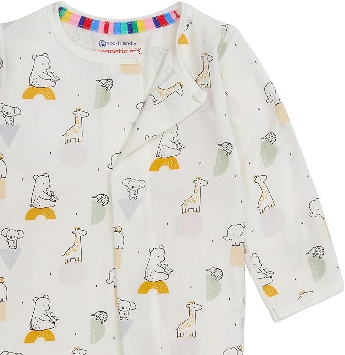 Magnetic Me Boys Modal Magnetic Baby Footie Pajamas | Silky Soft Modal Fabric | - Image 2