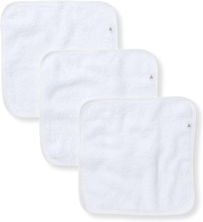 Burt's Bees Baby Infant Washcloths, 100% Organic Cotton, Soft and Super by BurtsBeesBaby