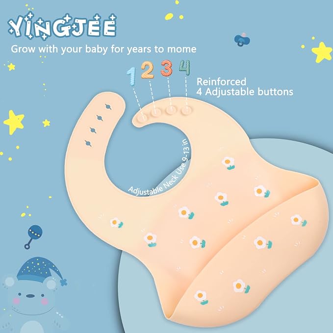 Baby Silicone Feeding Bibs - Image 6