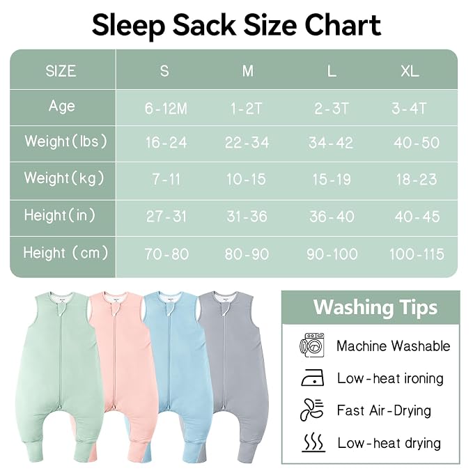 Rayon Made From Bamboo Sleep Sack 24-36 Months 0.5 Tog Ultra Soft Summer - Image 7