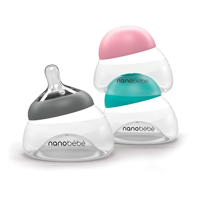 Nanobebe Breastmilk Bottle, Breastfeeding Newborn Breast Like, Anti Colic - Image 8