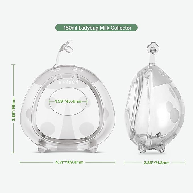 haakaa Ladybug Silicone Breast Milk Collector - Image 7